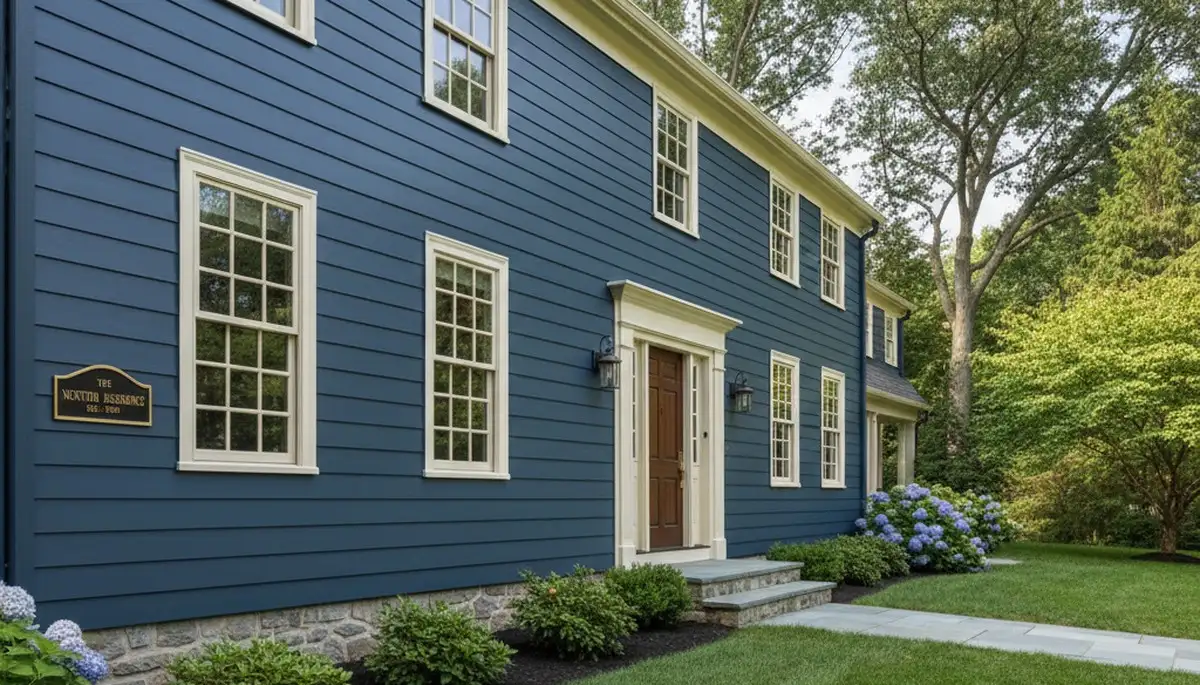 Professionally painted Norton MA home exterior with smooth, durable finish enhancing curb appeal and protection