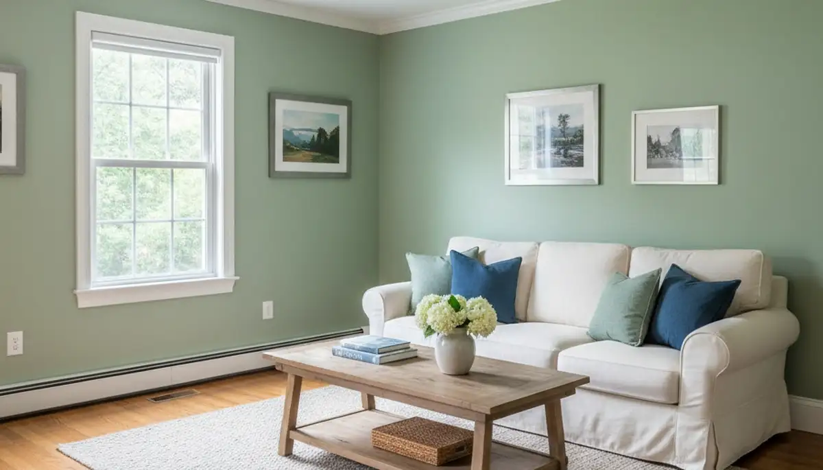 Professional interior painting in Norton, MA showcasing smooth walls and fresh modern home colors