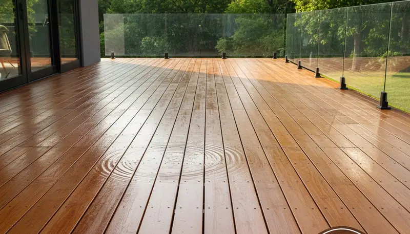 Professional deck staining and wood protection in Norton, MA using high-quality finishes and techniques