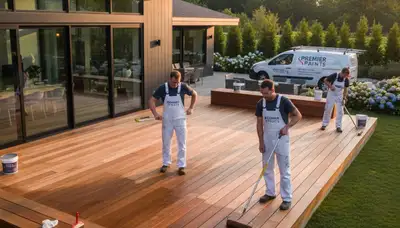 Professional deck staining and refinishing in Norton, MA by expert house painters