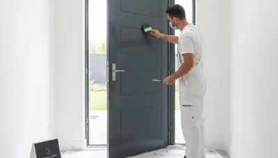 Professional door painting and refinishing by expert painters in Norton, MA