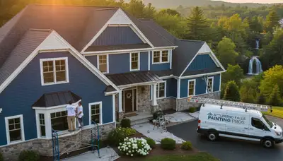Professional house painting service in Norton, MA by NortonPainter.com exterior painters