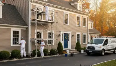 Professional house painters in Norton MA providing expert exterior and interior painting services
