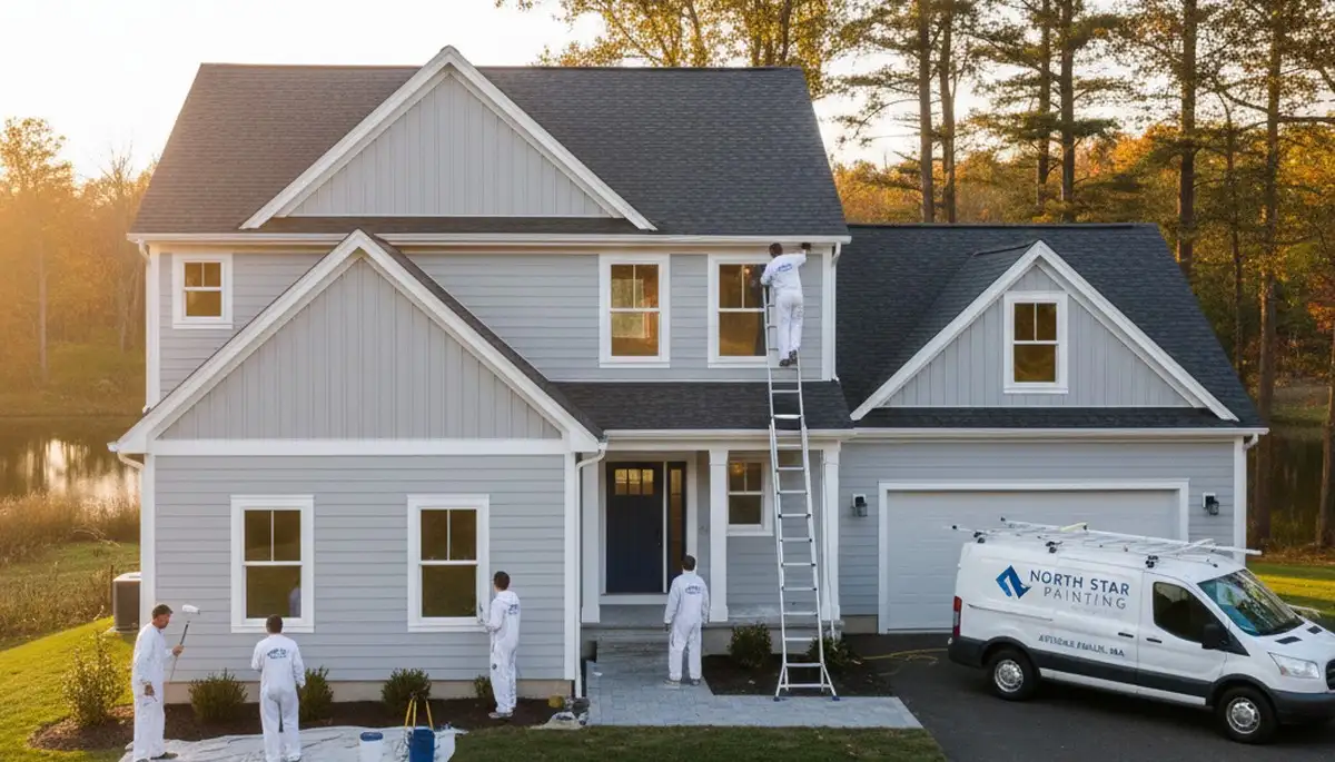 Professional house painting services by Norton Painter in Norton, MA exterior home repaint