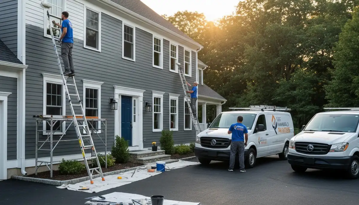 Professional house painters serving Norton MA homes with expert exterior and interior painting services