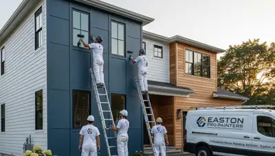 House painting services in Norton, MA for homes and businesses by Norton Painter
