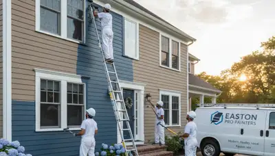House painters in Norton, MA providing professional residential painting services for local homes