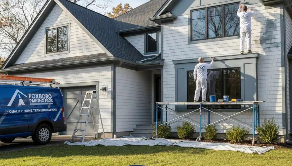Professional house painting service in Norton MA by nortonpainter.com exterior home painters