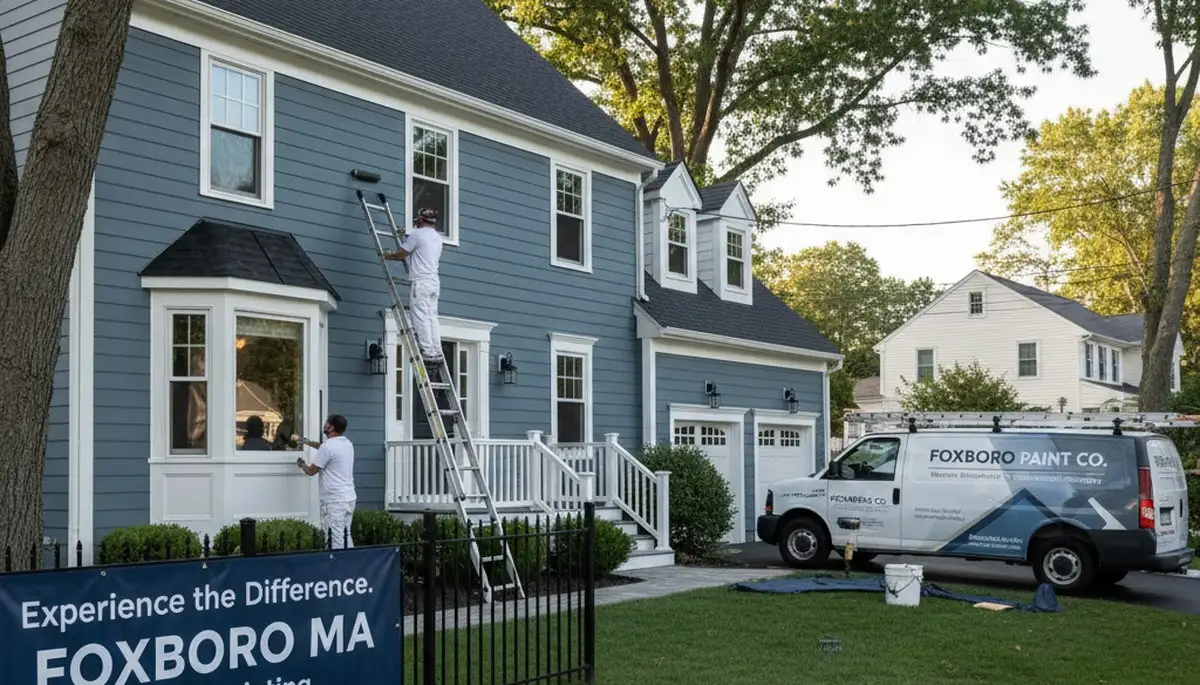 Professional house painters in Norton MA providing expert residential painting services