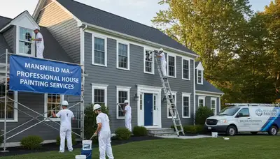 Professional house painters in Norton MA providing exterior and interior home painting services