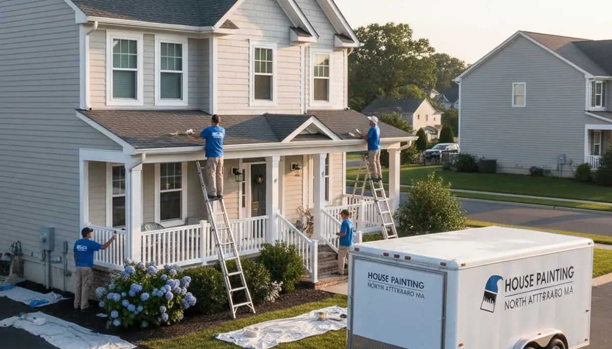 House painting service in Norton, MA for residential interior and exterior painting projects