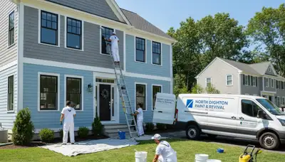 Professional house painters in Norton MA providing quality home exterior painting services