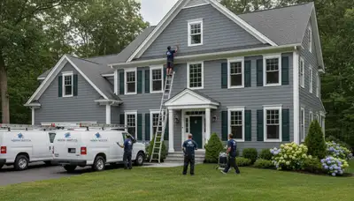 Professional house painting services in Norton MA by local painters | NortonPainter.com