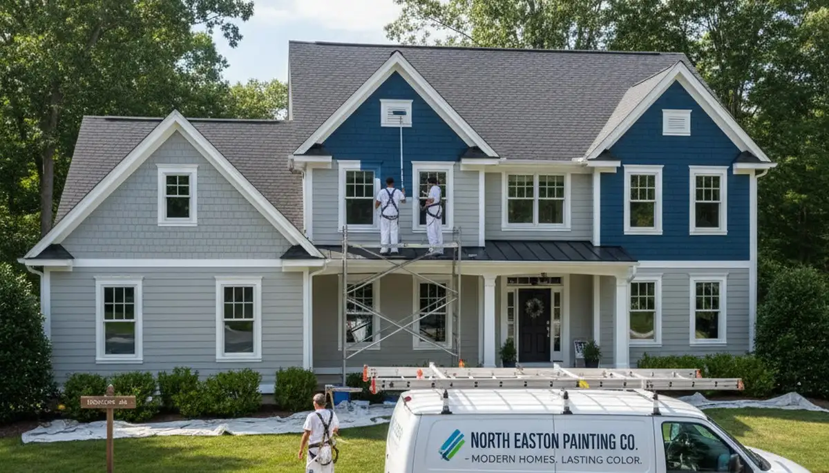 Professional house painting service by Norton, MA exterior painters | NortonPainter.com
