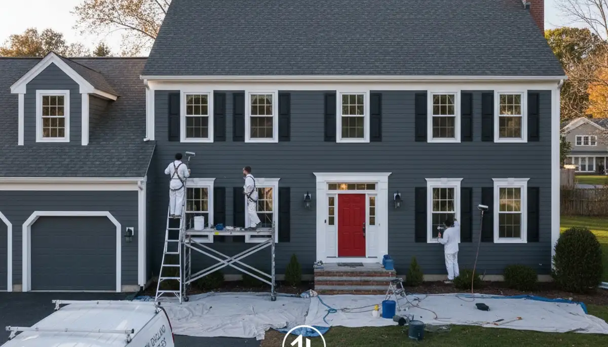 Professional house painters providing exterior home painting services in Norton MA