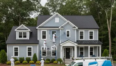 Professional house painting service in Norton, MA for interior and exterior home projects