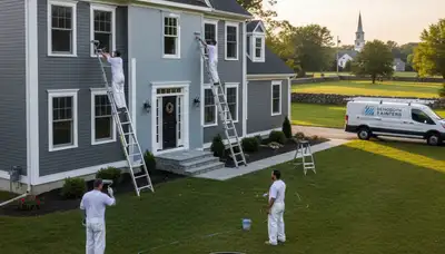 Professional house painters in Norton MA providing expert exterior and interior painting services