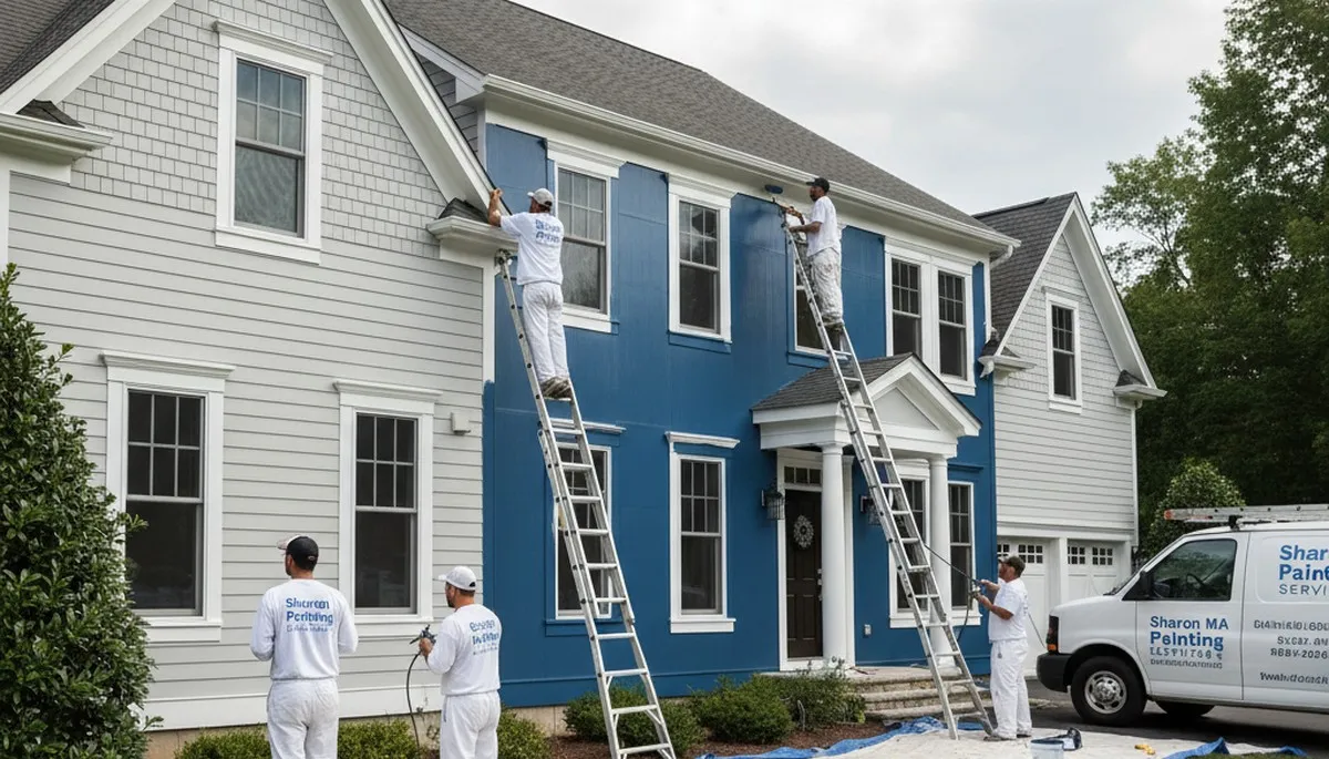 Professional house painting services in Norton, MA by Norton Painter