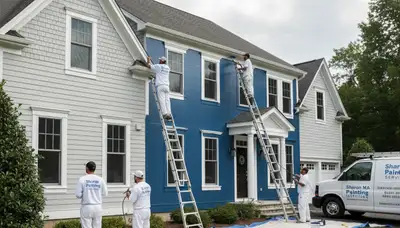 Professional house painting services in Norton, MA by Norton Painter