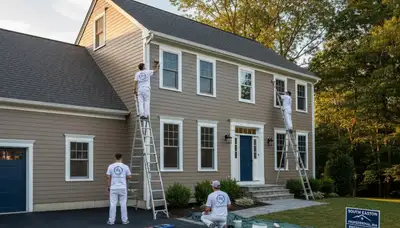 Professional house painters in Norton MA providing expert exterior and interior painting services