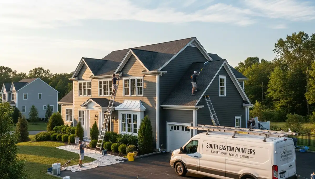 Professional house painters in Norton MA providing expert exterior and interior painting services