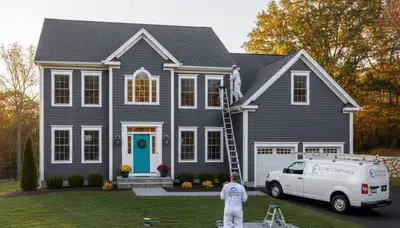 House painting service in Norton, MA for residential exterior and interior painting projects