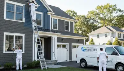 Professional house painters in Norton MA providing exterior home painting services
