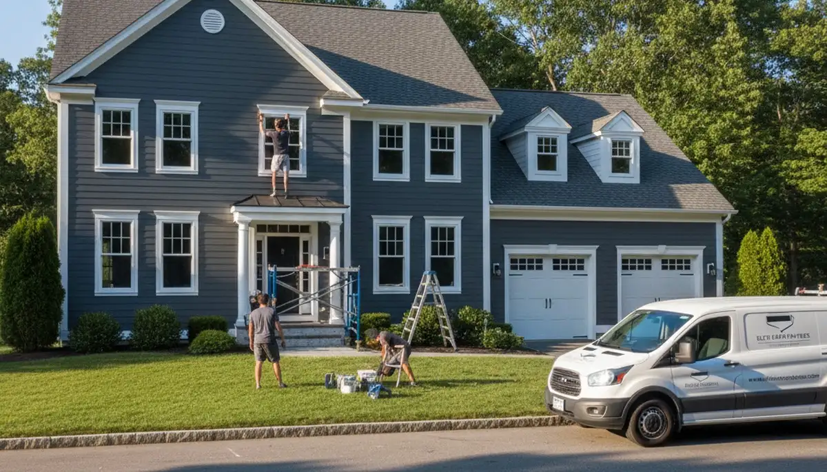 House painting services in Norton, MA by Norton Painter for residential interior and exterior projects