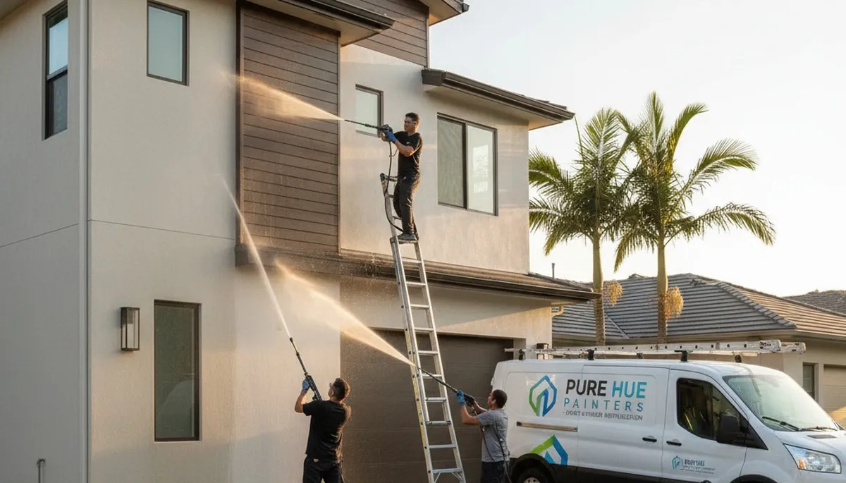 Professional pressure cleaning restoring home siding and decks in Norton, MA