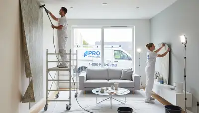 Professional wallpaper removal and wall prep by house painters in Norton, MA